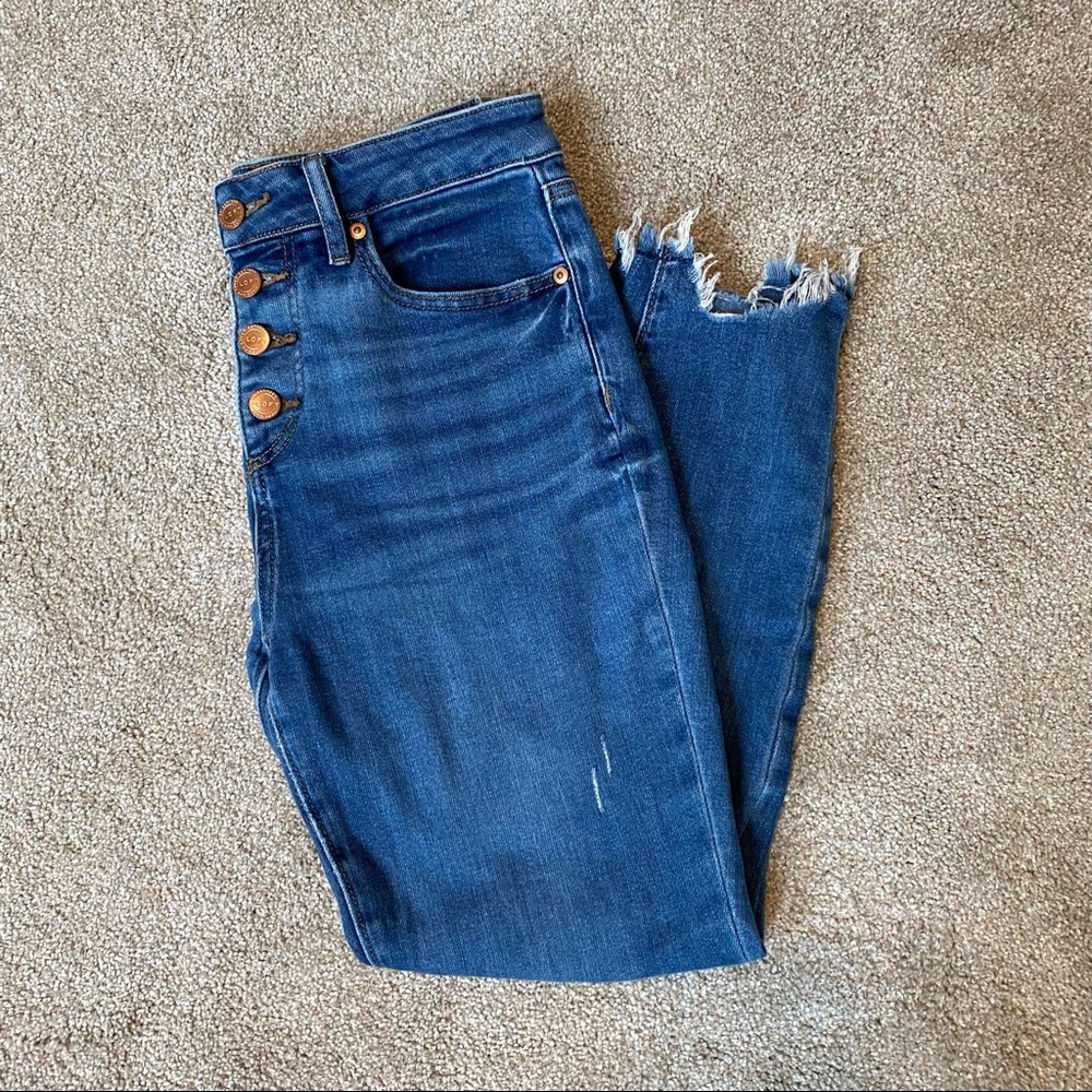 LOFT curvy high waist skinny jean, 4P